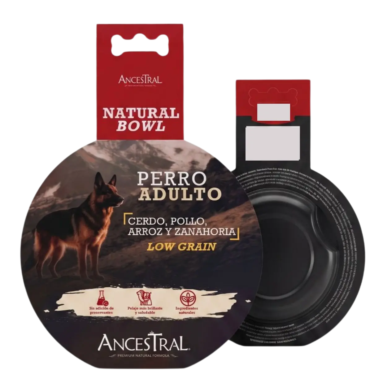 Ancestral Natural Bowl Perro