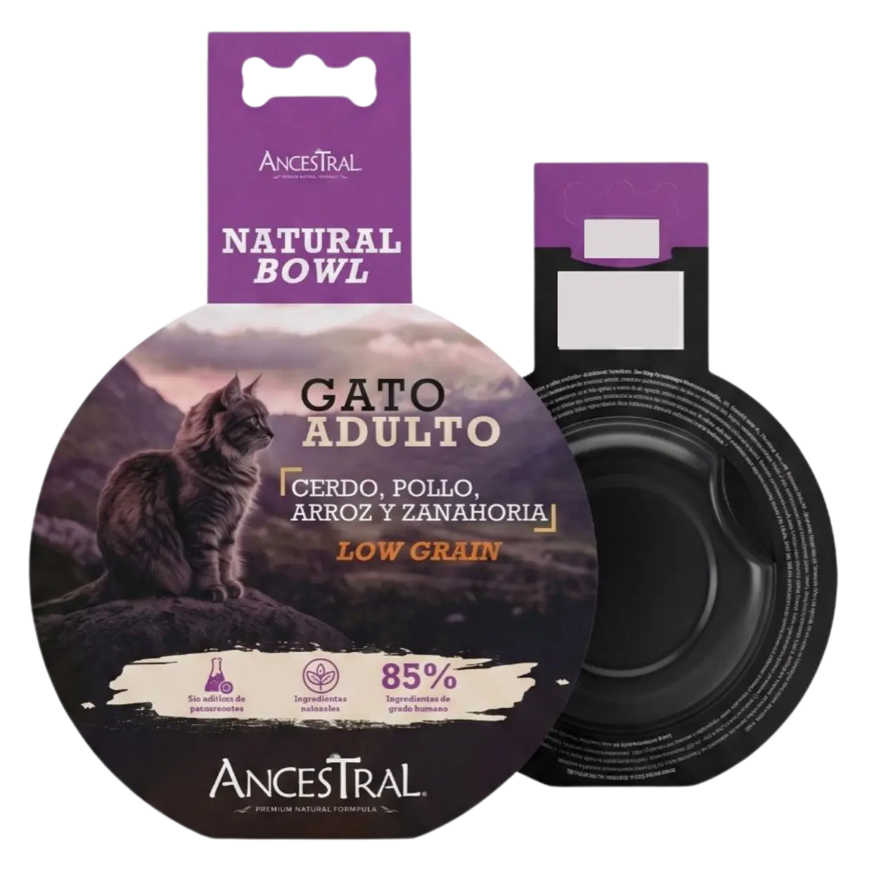 Ancestral Natural Bowl Gato, alimento húmedo para gatos